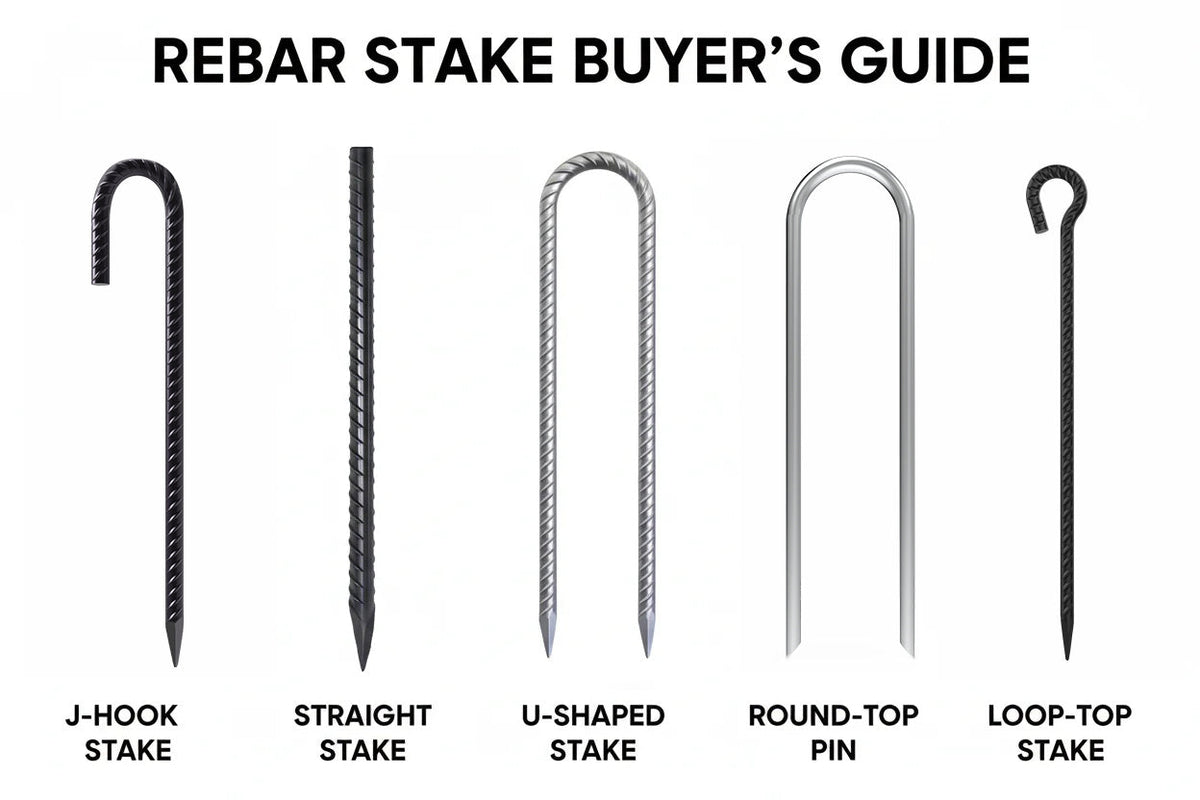 How to Choose the Right Rebar Stakes: Complete Size & Application Guide