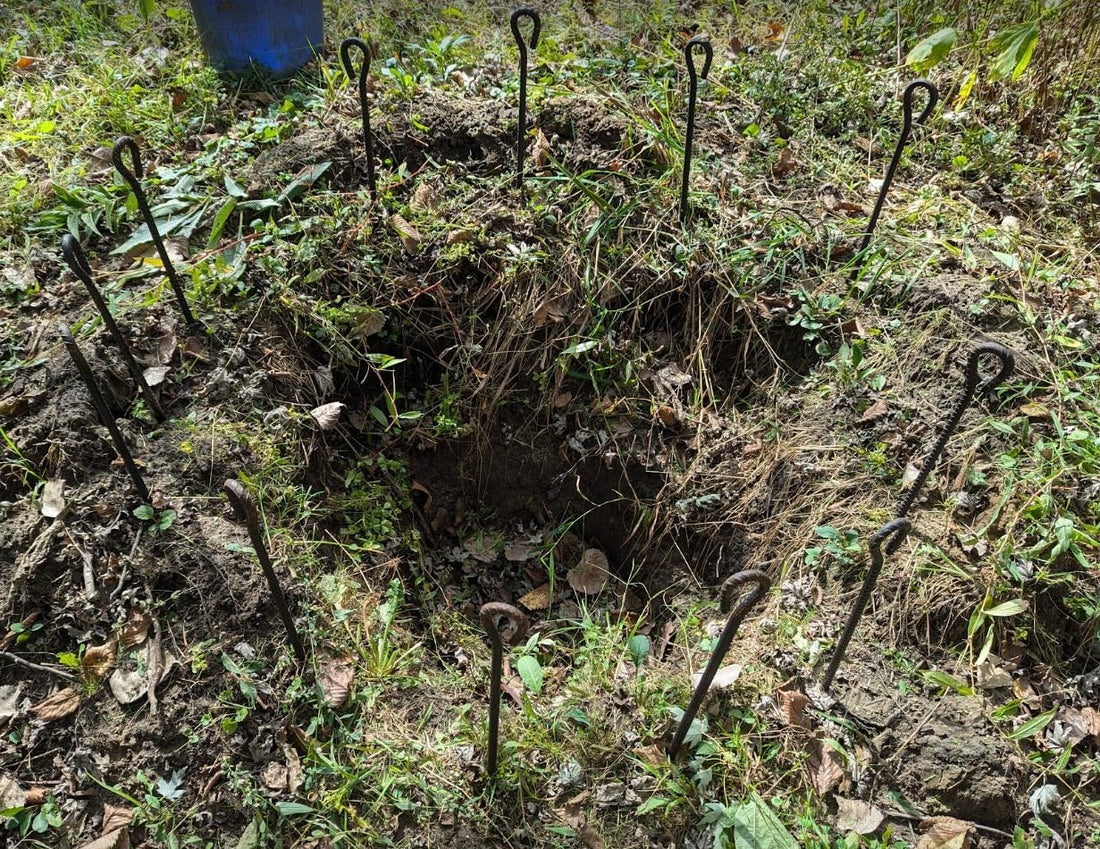 18-inch rebar stakes for tree support