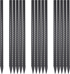 24" Rebar Stakes 1/2" / 1/4" Diameter | Heavy Duty Ground Spikes for Concrete Forms & Landscape Timber