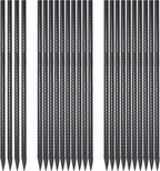 24" Rebar Stakes 1/2" / 1/4" Diameter | Heavy Duty Ground Spikes for Concrete Forms & Landscape Timber