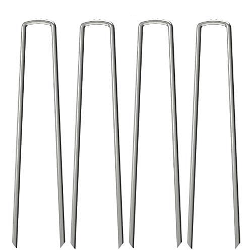 AAGUT 12-Inch 11-Gauge (3mm) All-Purpose Galvanized Landscape Staple