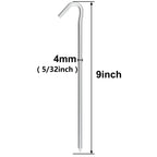 Bulk pack of 60 heavy duty 9-inch ground stakes for canopies and tarps, suitable for commercial or event use