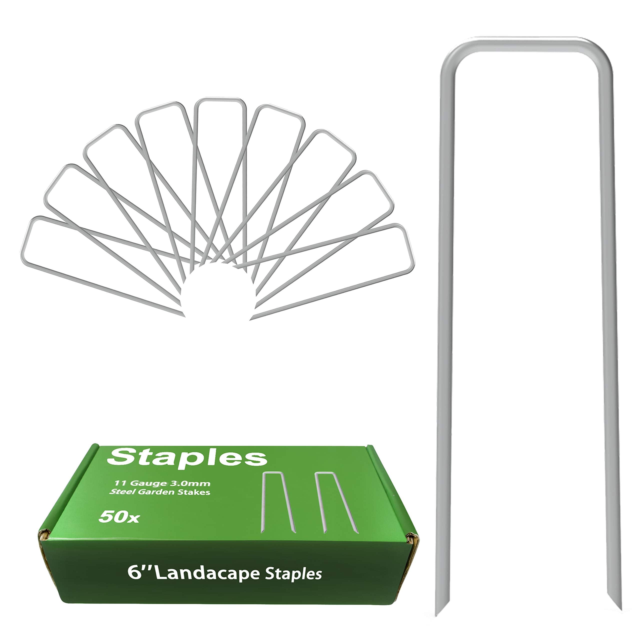 U-Shaped Galvanized Garden Staples