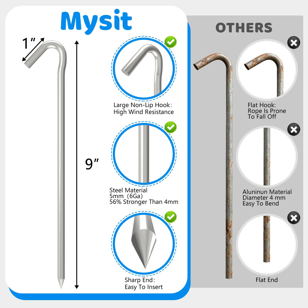 mysit-9-inch-tent-stakes-with-non-slip-hook