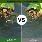 AAGUT 12-Inch 11-Gauge (3mm) All-Purpose Galvanized Landscape Staple