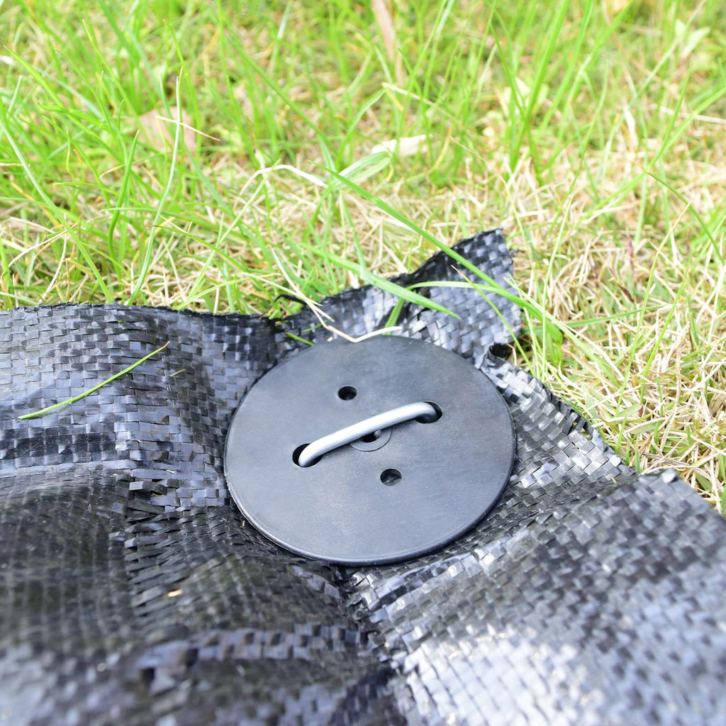 6 Inch Galvanized Landscape Pins - Heavy Duty U-Shaped Turf Nails for Securing Sod Fabric & Decorations