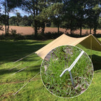 AAGUT 9-Inch Heavy-Duty Galvanized Steel Tent Stake