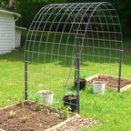 AAGUT 24-Inch Extra-Long Heavy-Duty J-Hook Rebar Stake with Black Coating