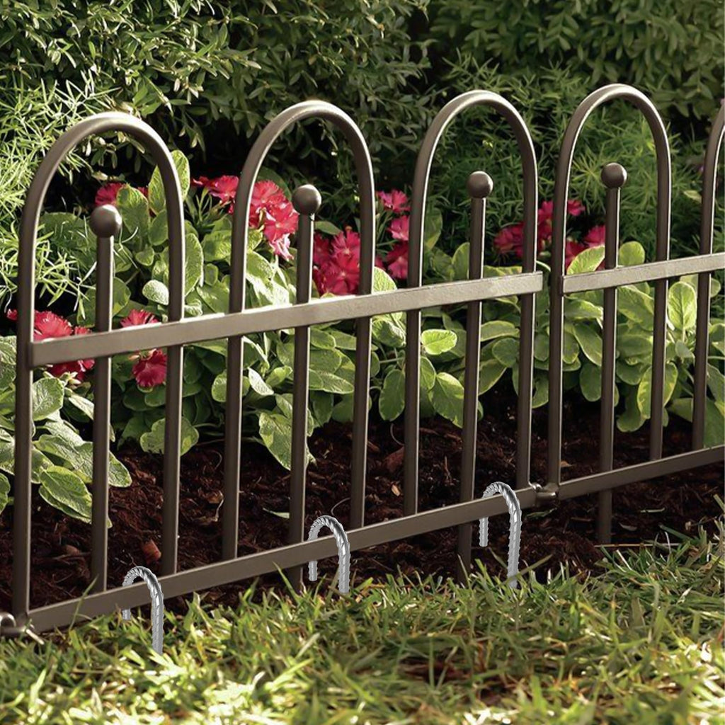 AAGUT 12-Inch J-Hook Rebar Stake, 3/8" Galvanized Heavy-Duty Ground Anchor