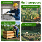 AAGUT 16-Inch Heavy-Duty Straight Rebar Stake with Black Coating