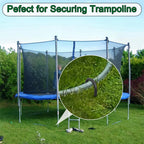 Maximum Security Ground Anchors:  16" J-Hook Rebar Stakes for Unshakable Fence, Canopy & Trampoline Setup