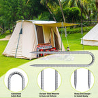 AAGUT 12-Inch Galvanized U-Shaped Trampoline Anchor Stakes - 6 Pack Kit