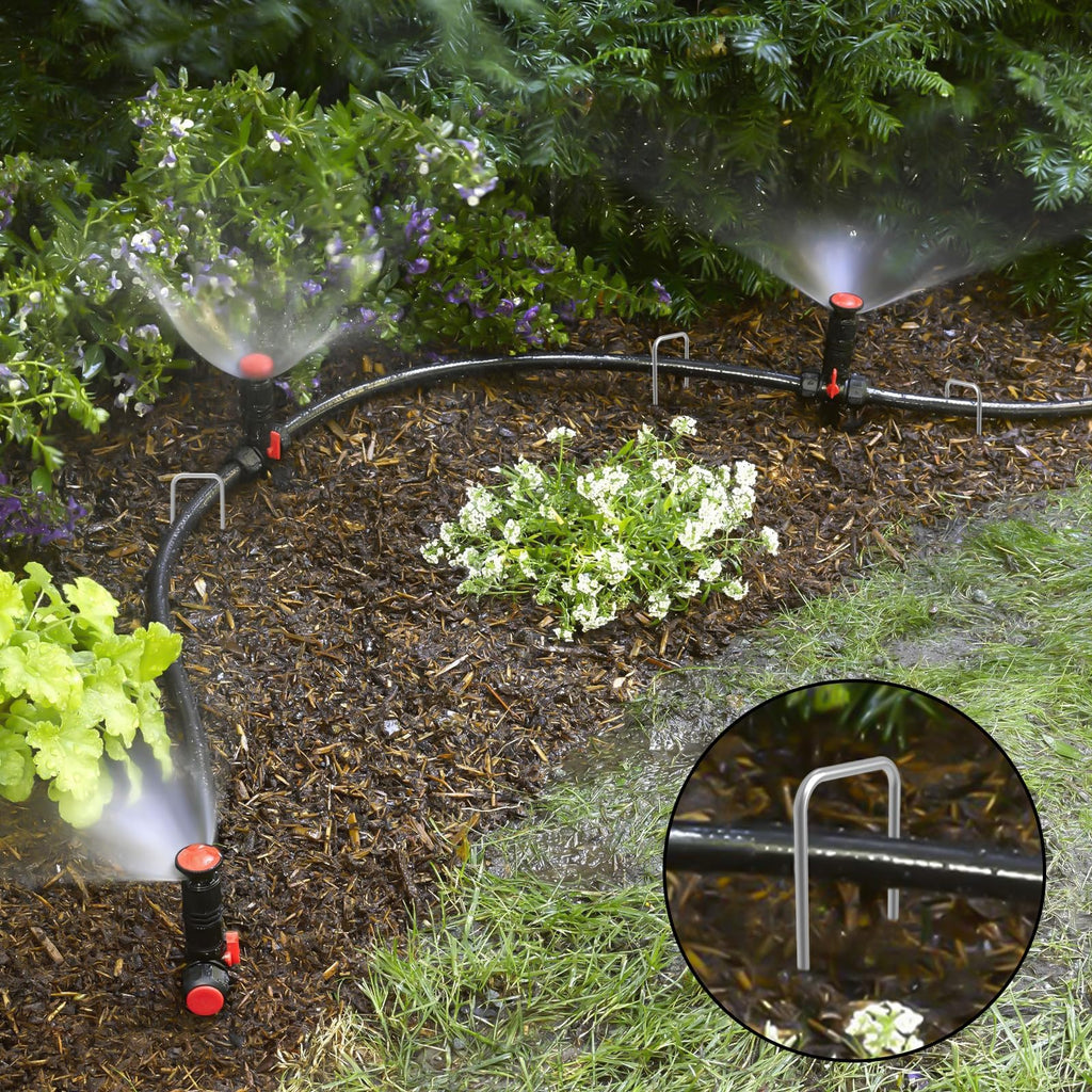 AAGUT 6-Inch Hot-Dip Galvanized Heavy-Duty Landscape Staples